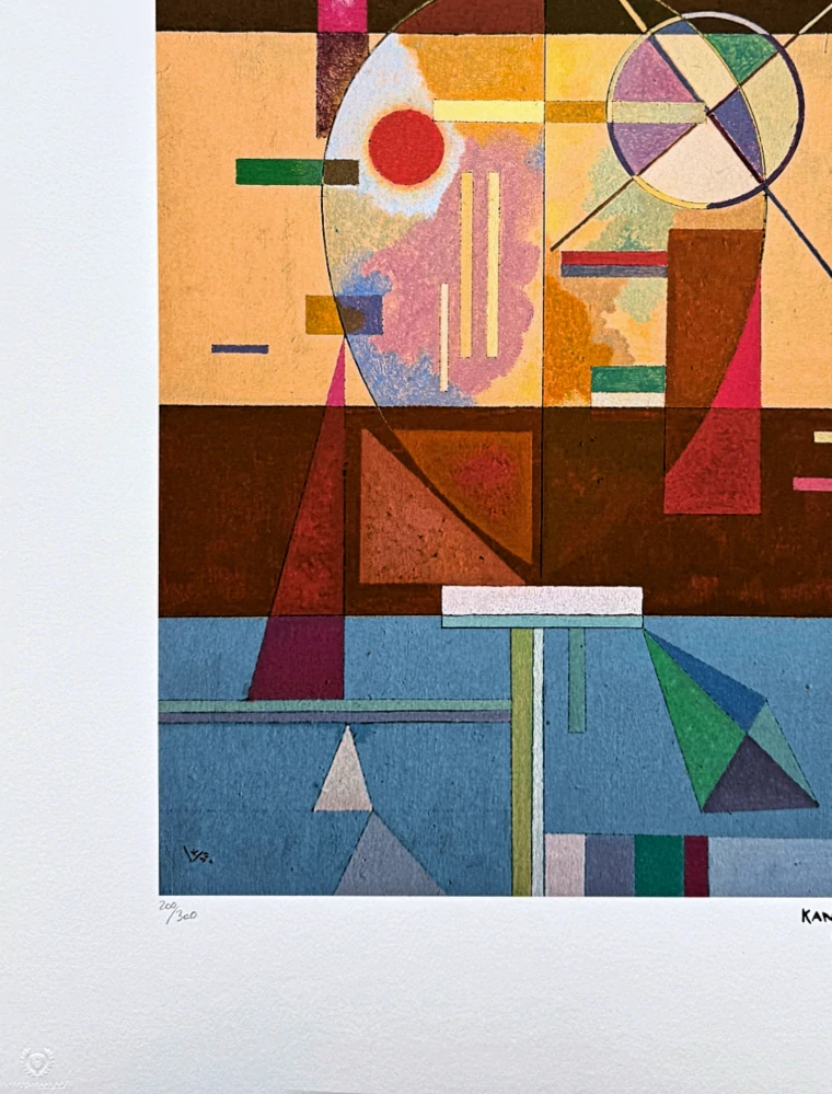 Wassily Kandinsky - Development In Brown -  x/300 - signováno, číslovaná edice, 50x65 cm
