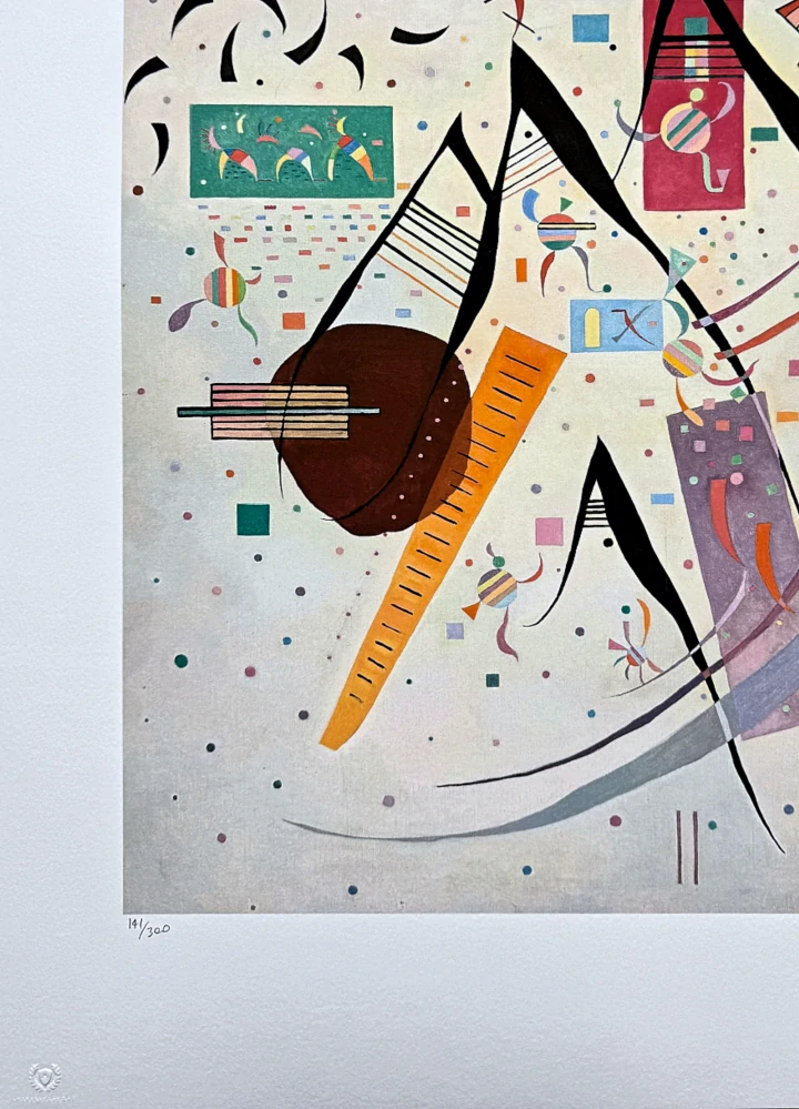 Wassily Kandinsky - Biomorphic Composition 2 - x/300 - signováno, číslovaná edice, 50x65 cm