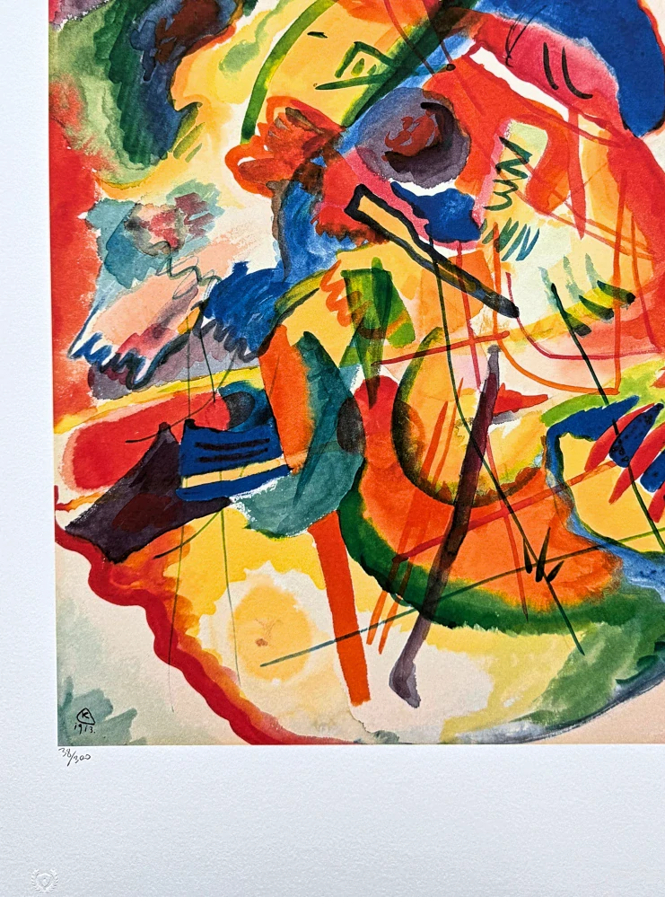 Wassily Kandinsky - Improvisation Deluge - x/300 - signováno, číslovaná edice, 50x65 cm