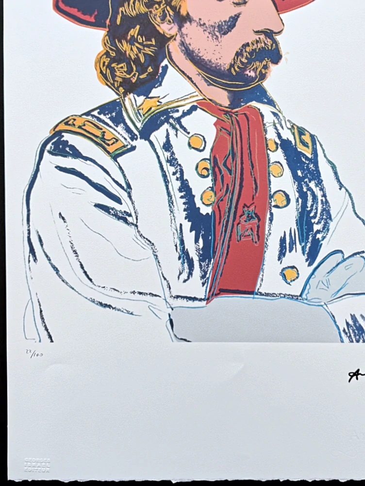 Andy Warhol - General Custer x/100 - edice Leo Castelli s certifikátem