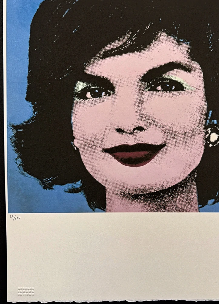 Andy Warhol - Jackie Kennedy II x/100 - edice Leo Castelli s certifikátem