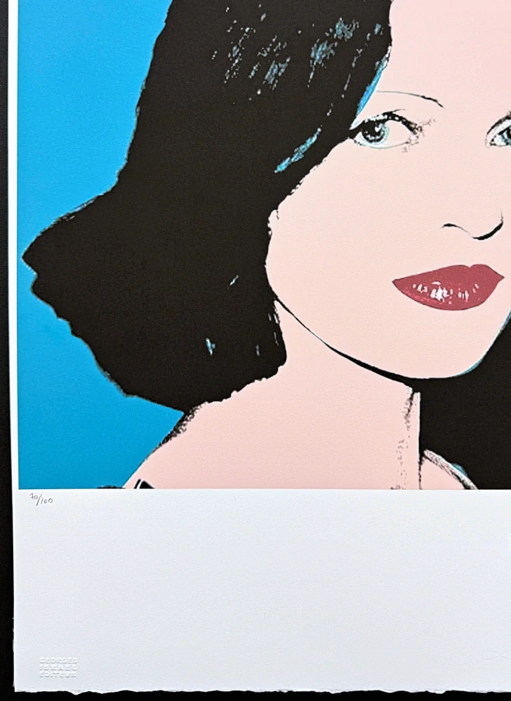 Andy Warhol - Female Portrait x/100 - edice Leo Castelli s certifikátem