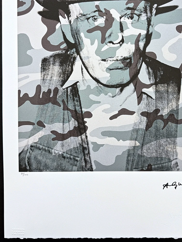 Andy Warhol - Joseph Beuys in Memoriam x/100 - edice Leo Castelli s certifikátem