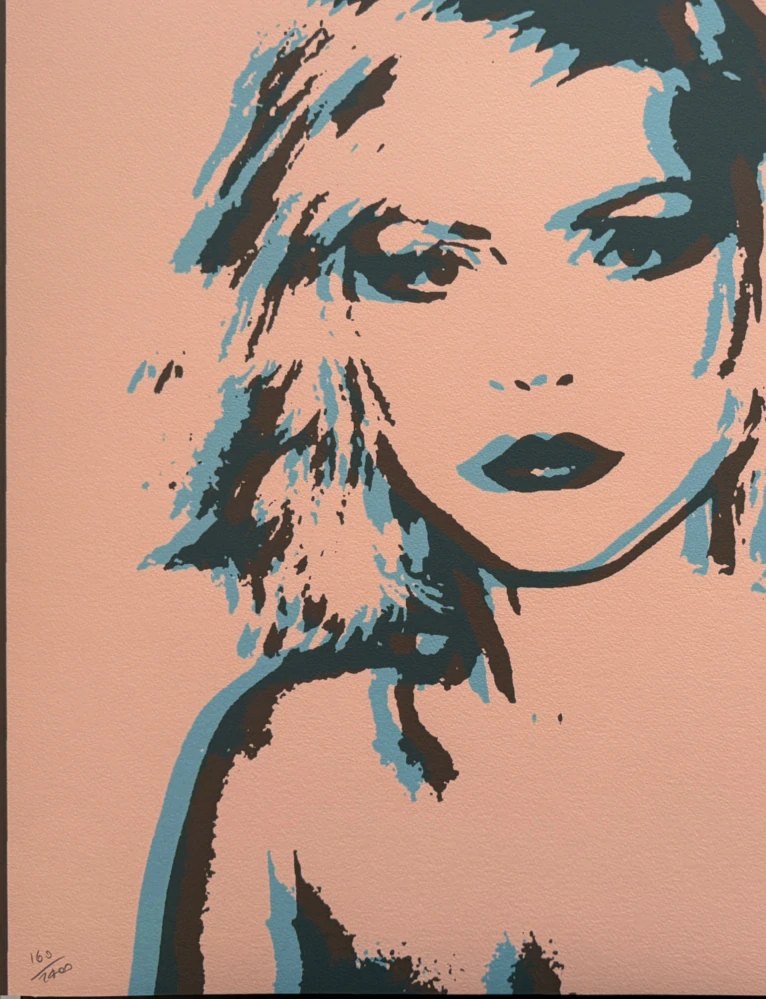 Andy Warhol - Debbie Harry portret x/2400 - 60x60 cm, limitovaná edice CMOA s certifikátem