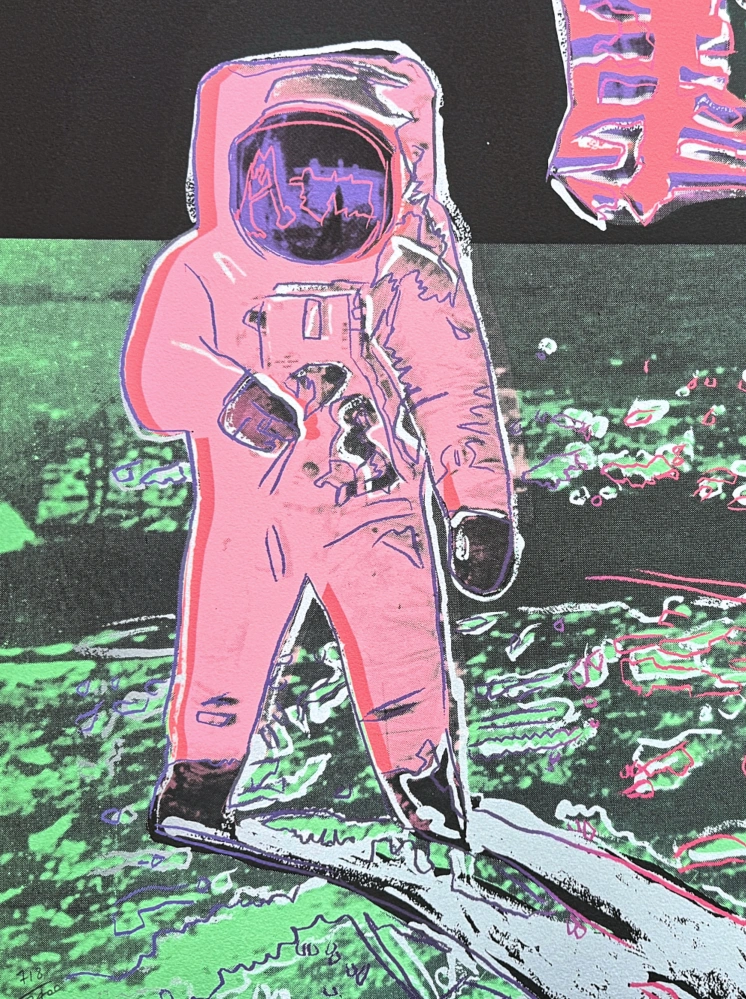 Andy Warhol - Moonwalk V x/2400 - 60x60cm, limitovaná edice CMOA s certifikátem