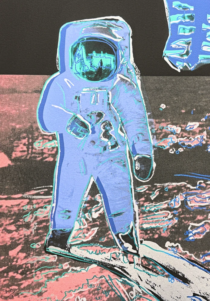 Andy Warhol - Moonwalk VI x/2400 - 60x60cm, limitovaná edice CMOA s certifikátem