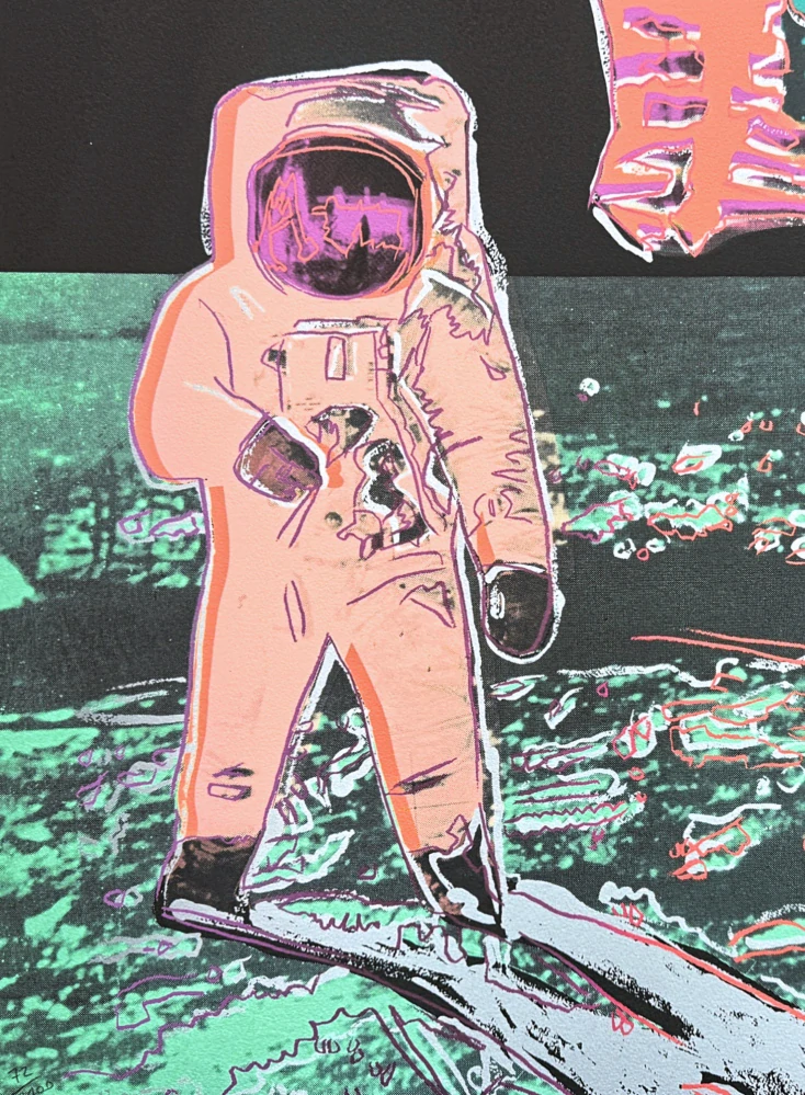 Andy Warhol - Moonwalk VII x/2400 - 60x60cm, limitovaná edice CMOA s certifikátem