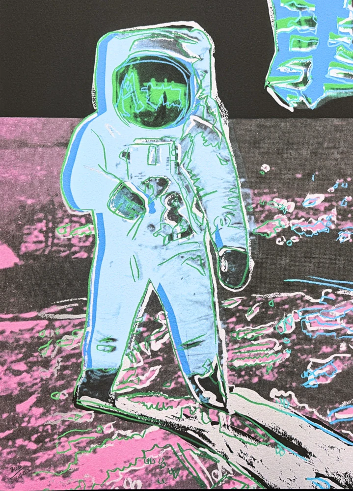 Andy Warhol - Moonwalk VIII x/2400 - 60x60cm, limitovaná edice CMOA s certifikátem