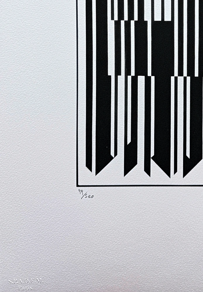 Victor Vasarely - Ujjain - limitovaná edice s certifikátem, x/500, 35x50cm