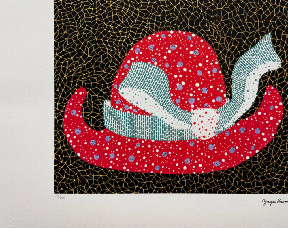 Yayoi Kusama - Snail x/500 - signováno, číslovaná edice, 65x50 cm