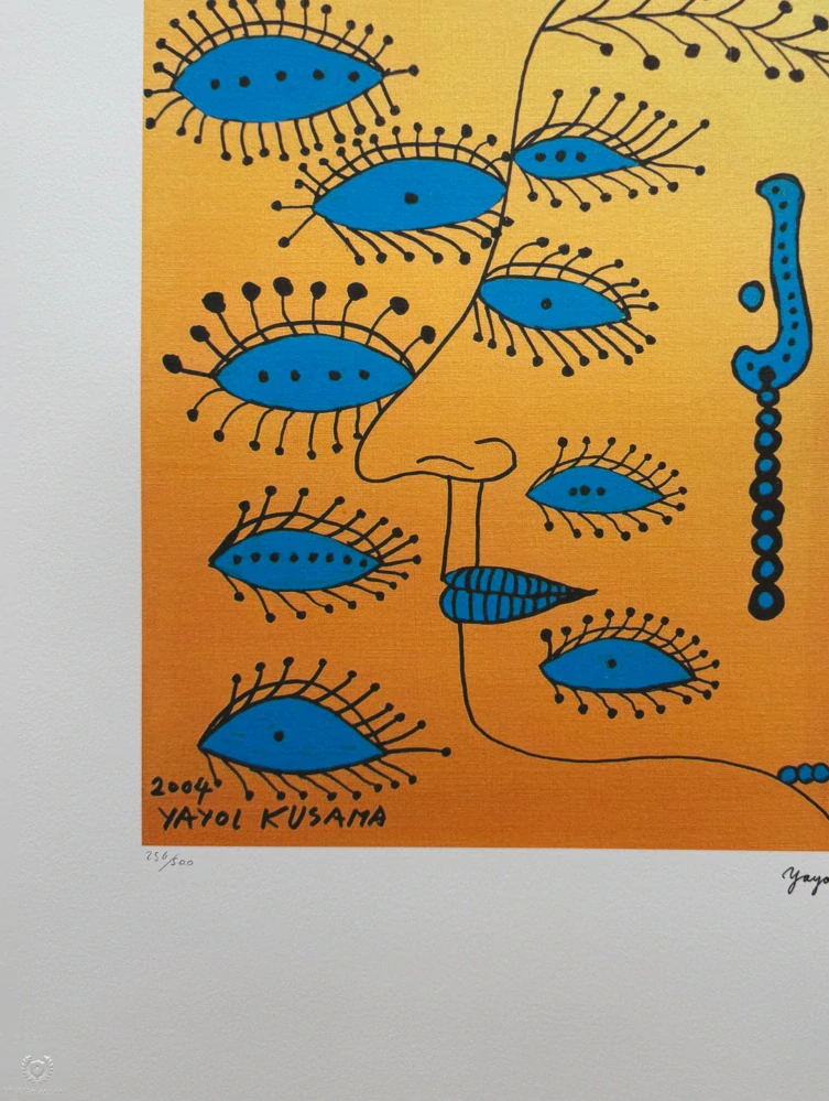 Yayoi Kusama - Love Forever III x/500 - signováno, číslovaná edice, 50x65 cm