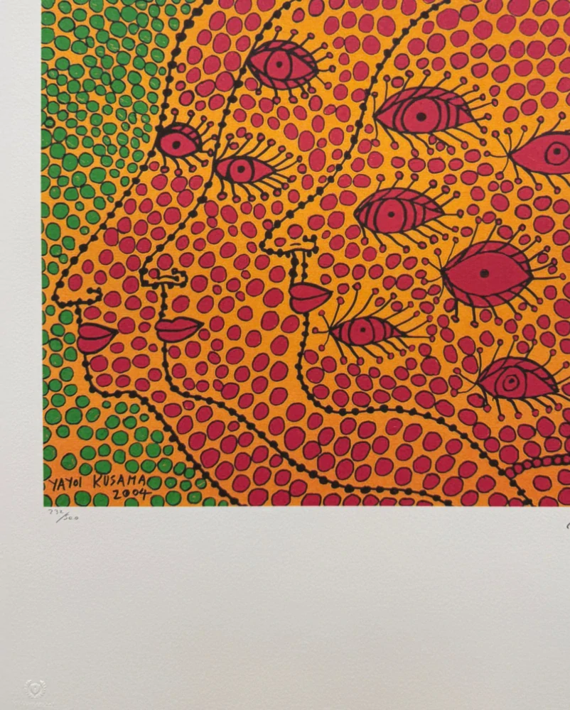 Yayoi Kusama - Love Forever IV x/500 - signováno, číslovaná edice, 50x65 cm