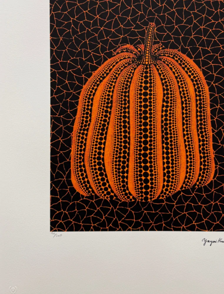 Yayoi Kusama - Pumpkin H x/500 - signováno, číslovaná edice, 50x65 cm