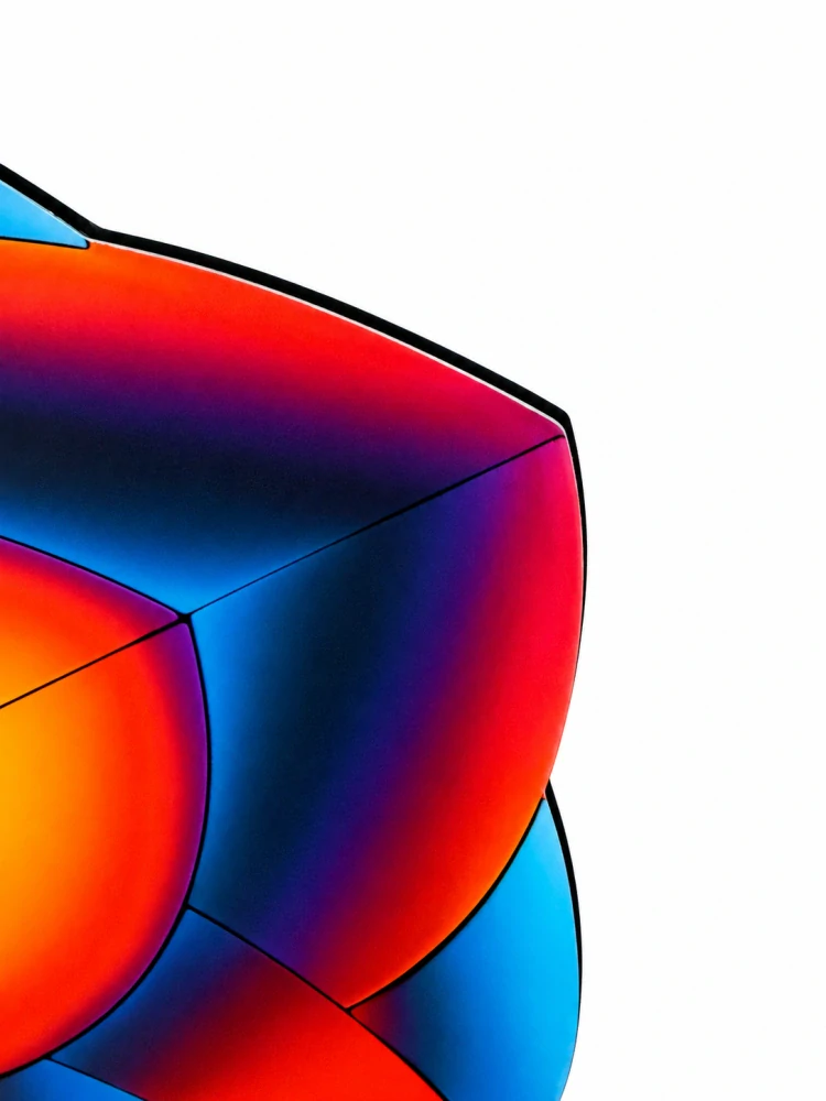 Jan Kaláb - Solar Eclipse Kaleidoscope x/80 - Giclée na dibondu, limitovaná edice, 54x54cm, signováno