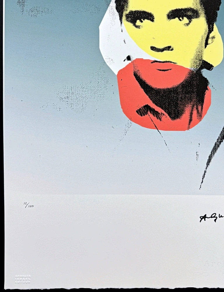 Andy Warhol - Elvis Presley IV x/100 - edice Leo Castelli s certifikátem