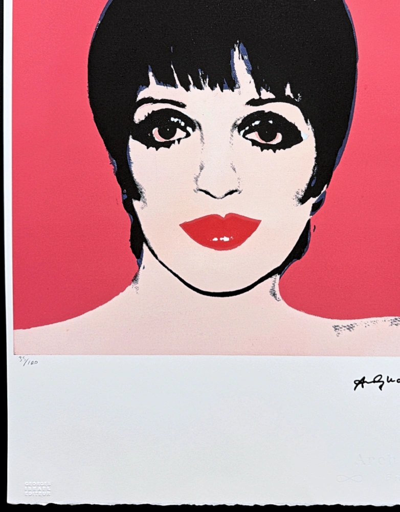 Andy Warhol - Liza Minnelli x/100 edice Leo Castelli s certifikátem