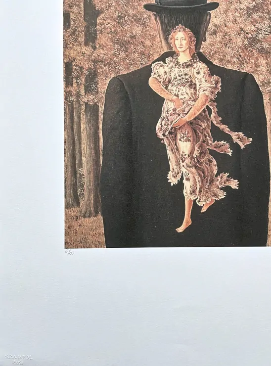 René Magritte - Le Bouquet tout fait 60/100 - limitovaná edice, 50x70cm