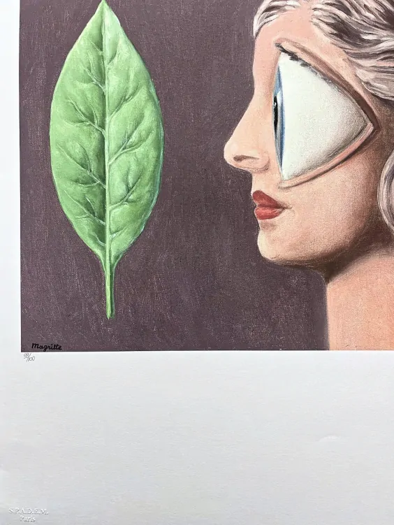 René Magritte - Bricklayer's Wife 98/100 - limitovaná edice, 50x70cm