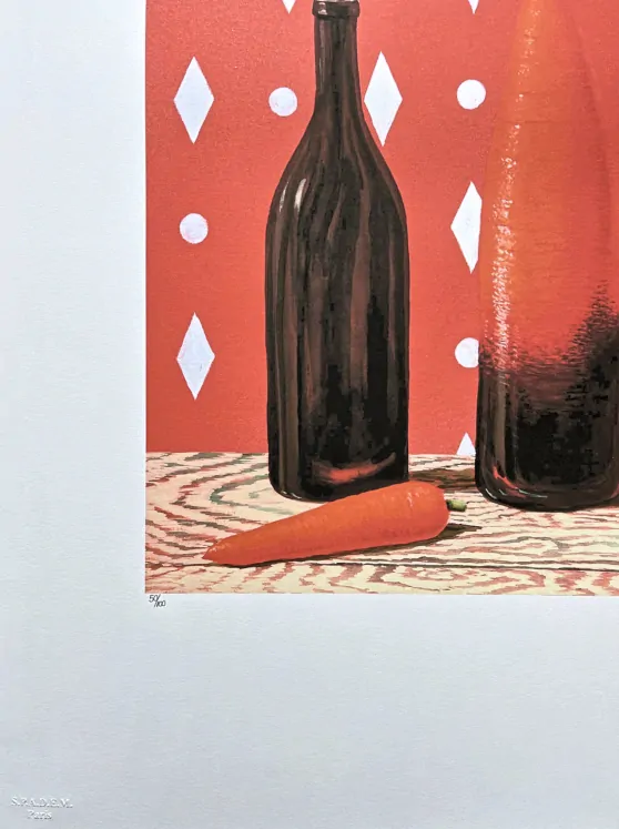 René Magritte - L'explication 50/100 - limitovaná edice, 50x70cm
