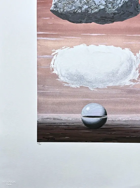 René Magritte - Le monde connu 67/100 - limitovaná edice, 50x70cm