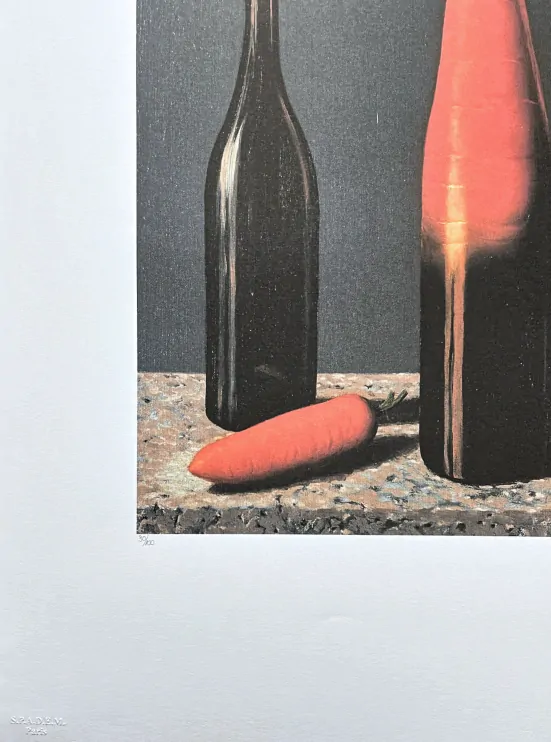 René Magritte - L'explication 30/100 - limitovaná edice, 50x70cm