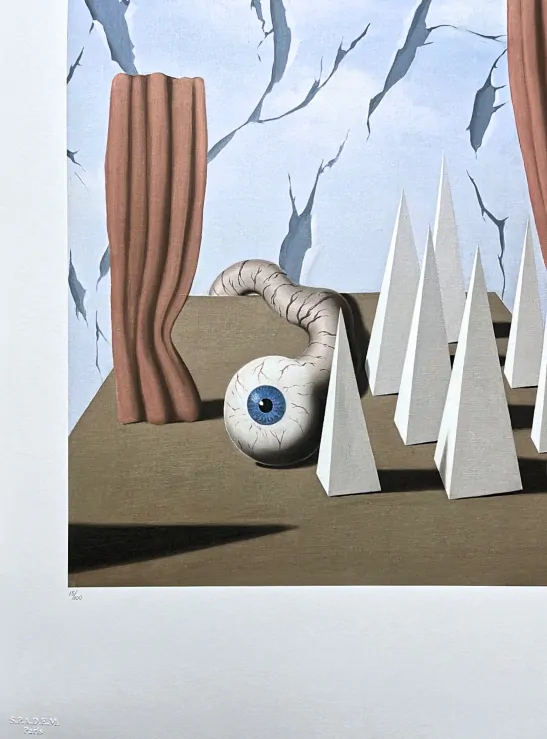 René Magritte - Poetic World II 13/100 - limitovaná edice, 50x70cm