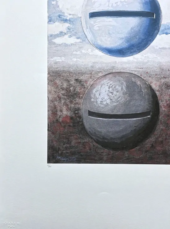 René Magritte - La lyre d'Héraclite 12/100 - limitovaná edice, 50x70cm