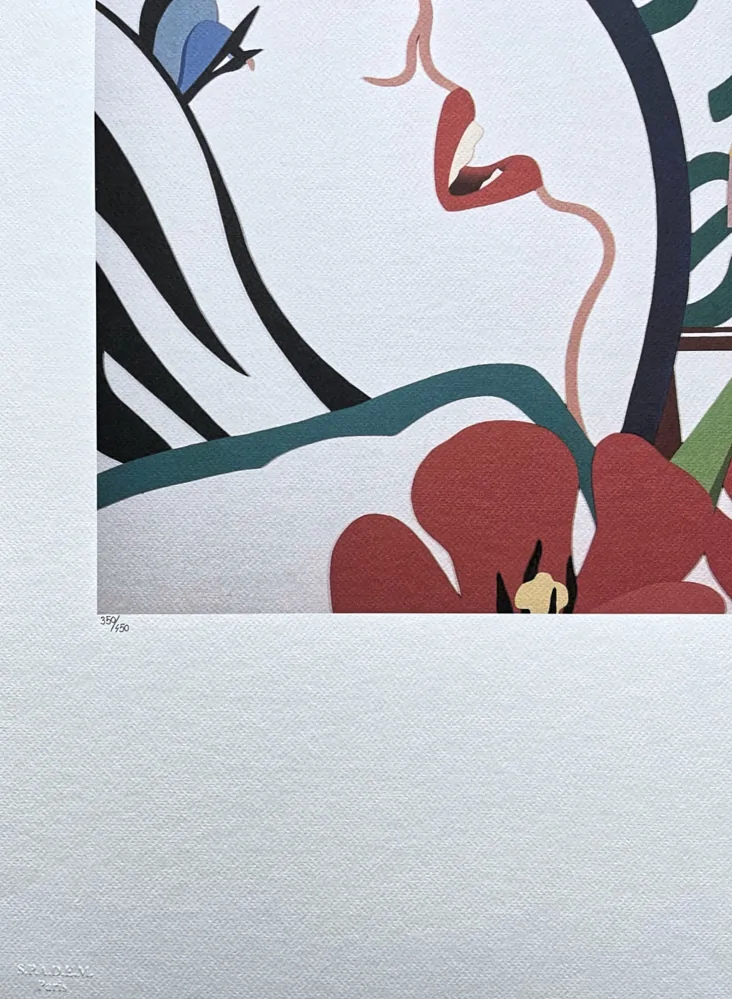 Tom Wesselmann - Bedroom Face - signováno, limitovaná edice 350/450