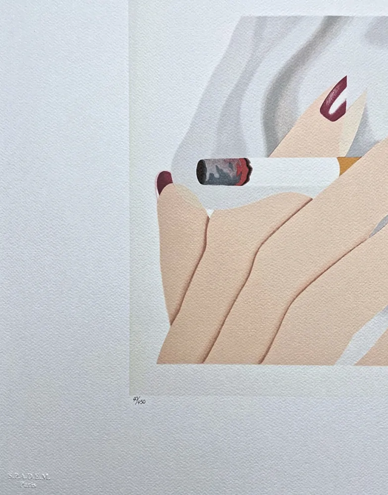 Tom Wesselmann - Smoker III - signováno, limitovaná edice 40/450