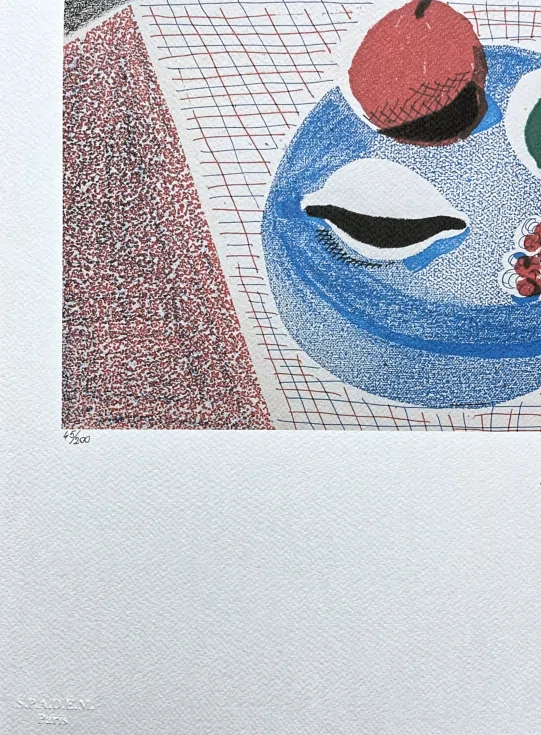 David Hockney - The Round Plate 45/200 - limitovaná edice, s certifikátem, 35x50 cm