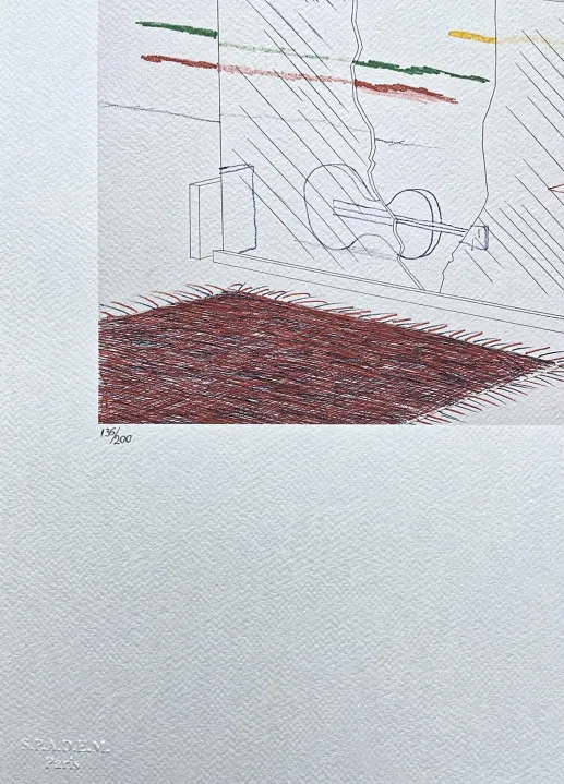 David Hockney - On it May Stay His Eye 136/200 - limitovaná edice, s certifikátem, 35x50 cm