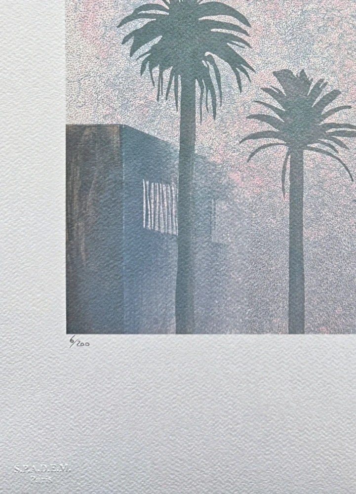 David Hockney - Mist 6/200 - limitovaná edice, s certifikátem, 35x50 cm