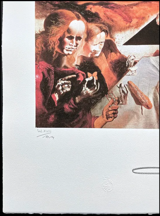 Salvador Dalí - The invention of the monsters - signováno, limitovaná edice, 50x66cm