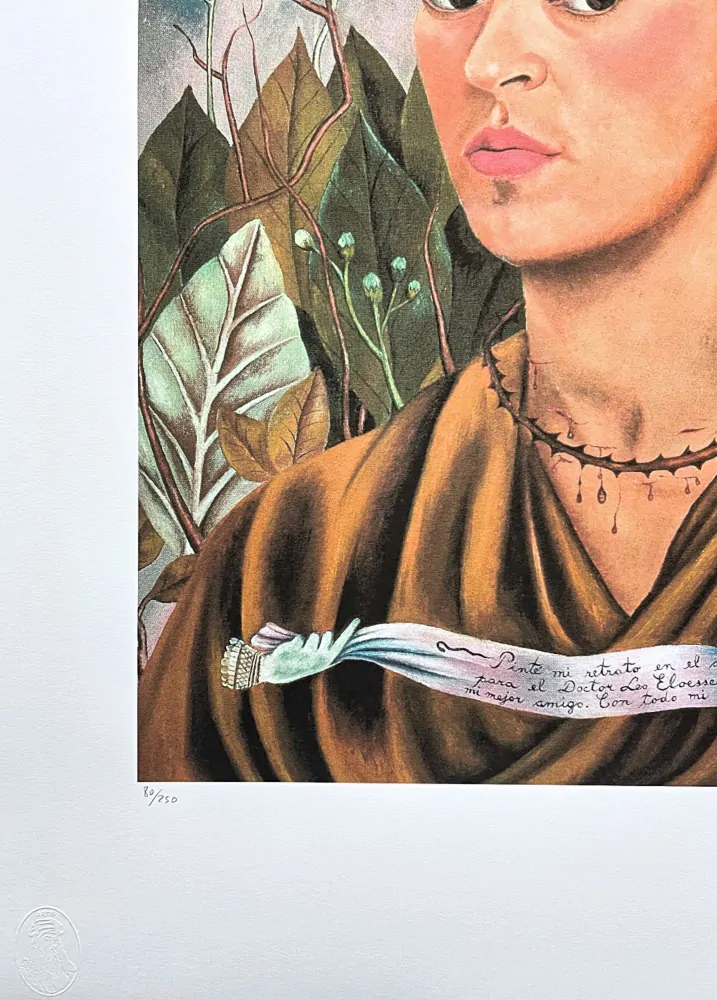 Frida Kahlo - Self Portrait Dedicated to Dr Eloesser x/250 - limitovaná edice s certifikací, 50x70cm