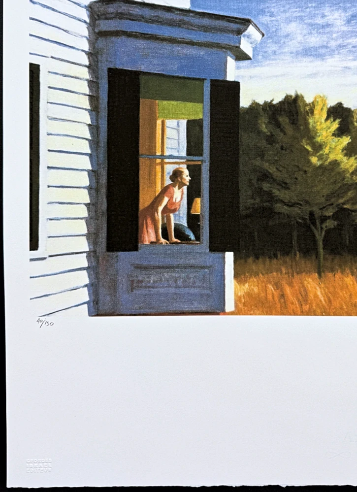 Edward Hopper - Cape Cod Morning 40/150 - limitovaná edice, s certifikátem, 38x57 cm