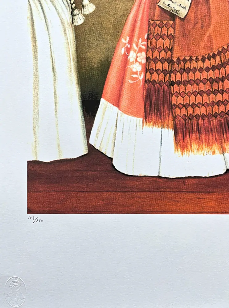 Frida Kahlo - Self-Portrait Dedicated to Leon Trotsky 108/250 - limitovaná edice s certifikací, 50x70cm