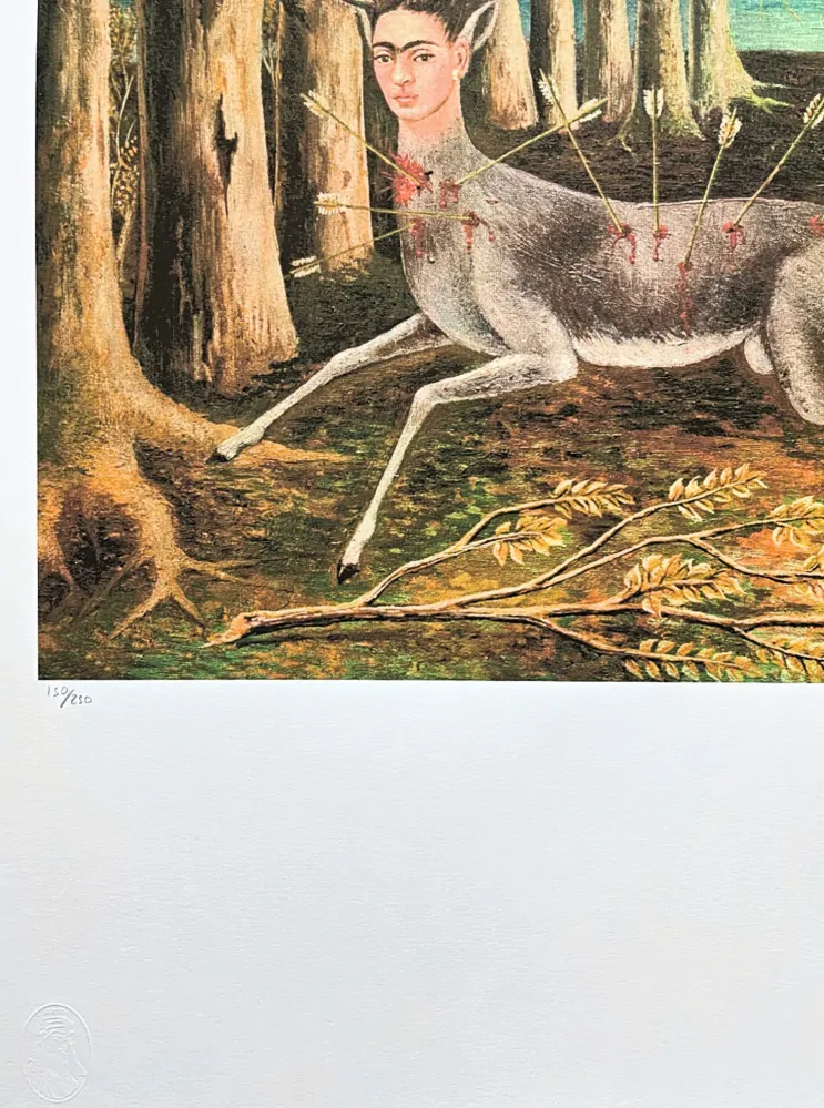 Frida Kahlo - The Wounded Deer 150/250 - limitovaná edice s certifikací, 50x70cm