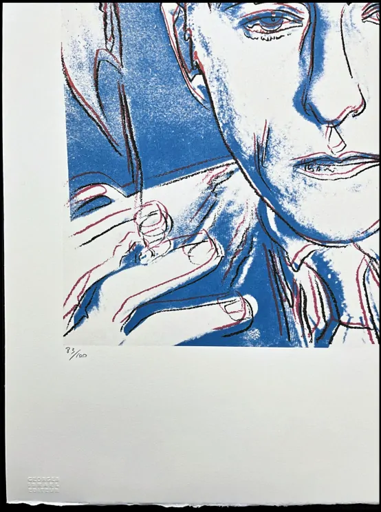 Andy Warhol - Jean Cocteau 83/100 - edice Leo Castelli s certifikátem