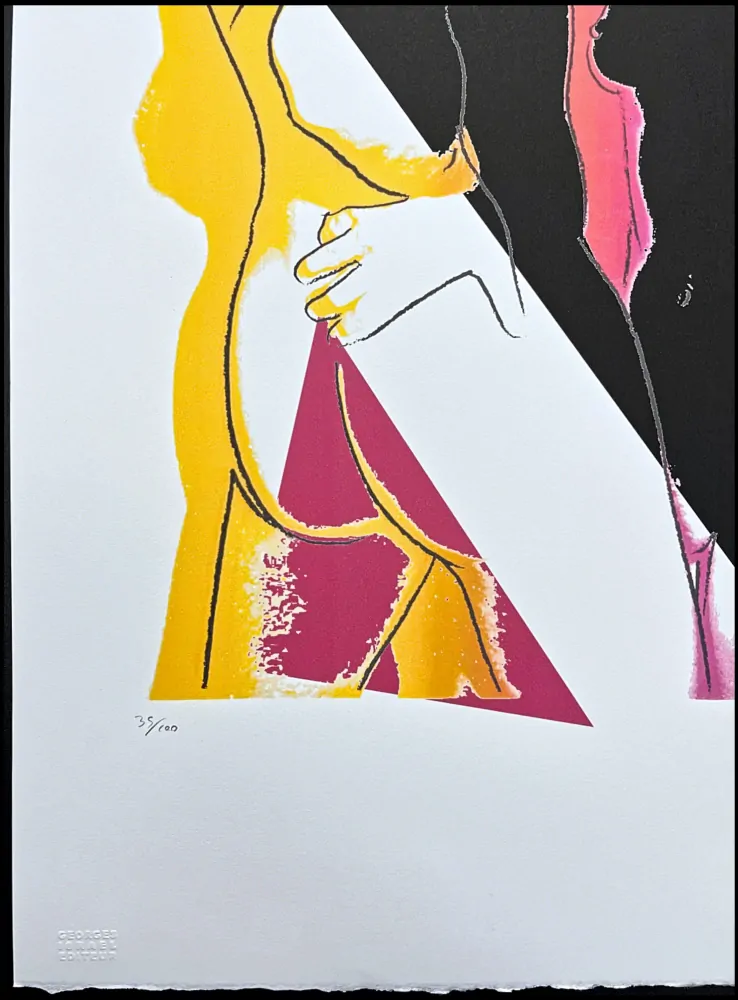 Andy Warhol - Love s černou 35/100 - edice Leo Castelli s certifikátem