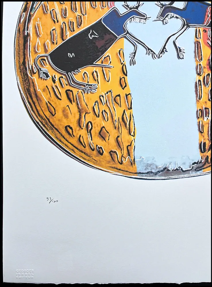 Andy Warhol - Plains indian shield 93/100 - edice Leo Castelli s certifikátem