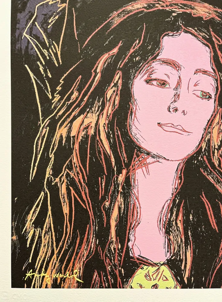 Andy Warhol - Eva Mudocci x/500 - signováno, 50x50cm, limitovaná edice CMOA s certifikátem