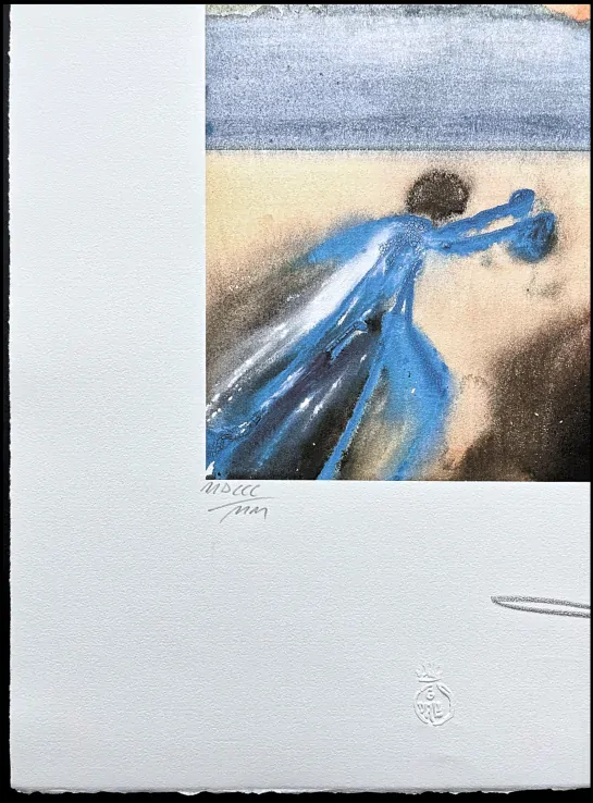 Salvador Dalí - The Reunion of Ulysses and Penelope - signováno, limitovaná edice, 50x66cm