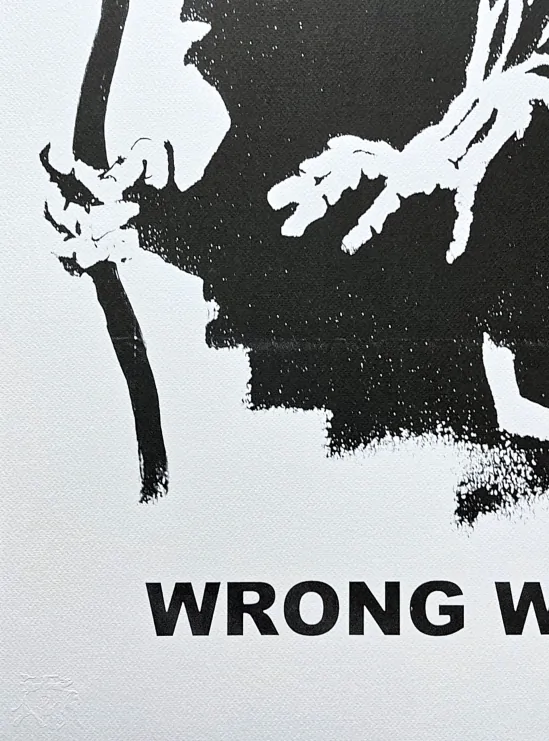 Banksy - Grin Reaper 115/150 - číslovaná edice s certifikátem, 50x70cm