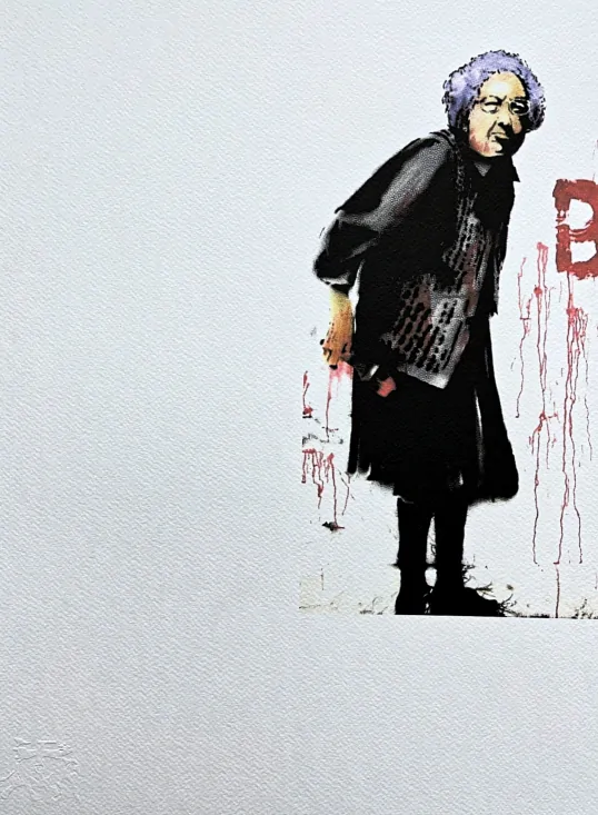 Banksy - Keep Britain Tidy 57/150 - číslovaná edice s certifikátem, 70x50cm
