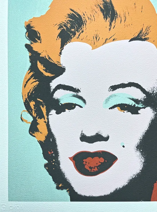 Andy Warhol - Marilyn Monroe světle zelená 99/500 - signováno, 50x50cm, limitovaná edice CMOA s certifikátem