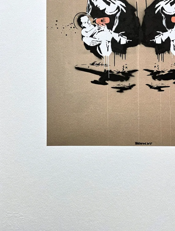 Banksy - Toxic Mary double 56/150 - číslovaná edice s certifikátem, 50x70cm