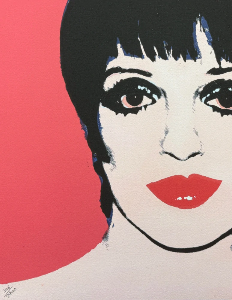 Andy Warhol - Liza Minnelli 306/2400 - 60x60 cm, limitovaná edice CMOA s certifikátem