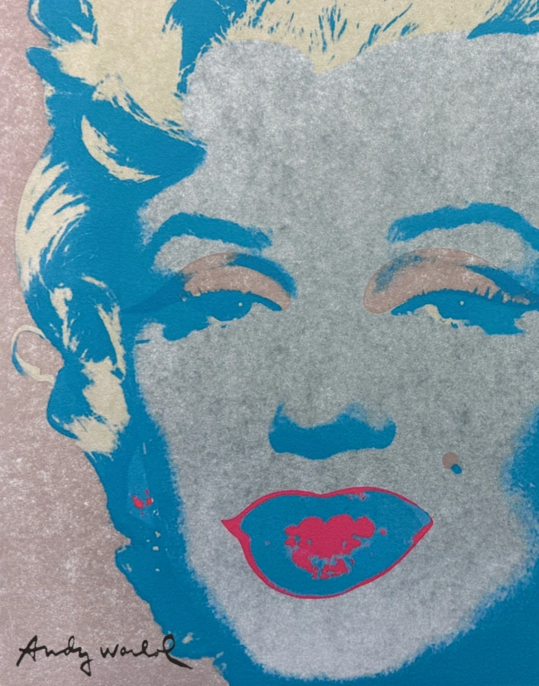 Andy Warhol - Marilyn Monroe světle hnědá 161/2400 - 60x60cm, limitovaná edice CMOA s certifikátem