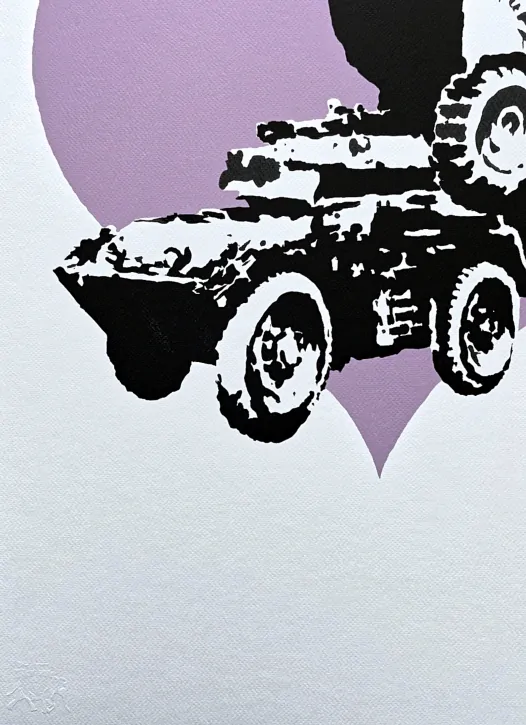 Banksy - Everytime i make love to you i think of someone else 88/150 číslovaná edice s certifikátem, 50x70cm