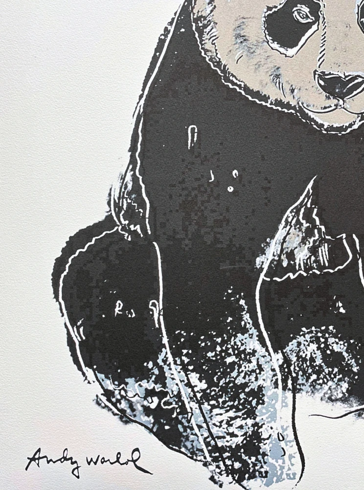 Andy Warhol - Giant Panda 212/2400 - 60x60cm, limitovaná edice CMOA s certifikátem